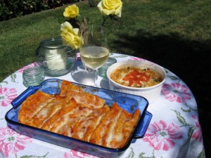 chicken-enchiladas-and-rice