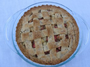 white-nectarine-rhubarb-pie